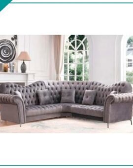 BUTTERFLY GREY CORNER SOFA