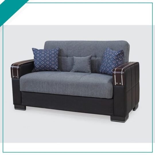 MALTA GREY 2 SEAT SOFA BED