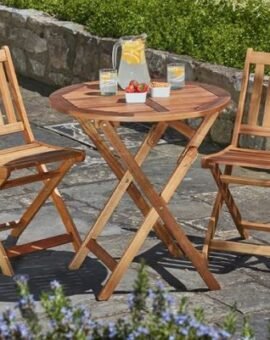 3-Piece Acacia Hardwood Garden Bistro Set