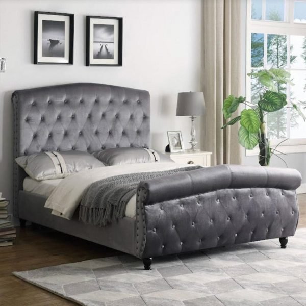 Rochelles Sleigh Bed