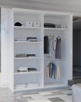 JAMAJKA SLIDING WARDROBE WHITE 150cm/203cm