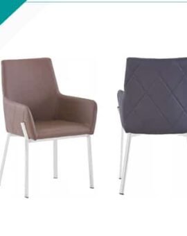 CROMA BROWN GREY CHAIR